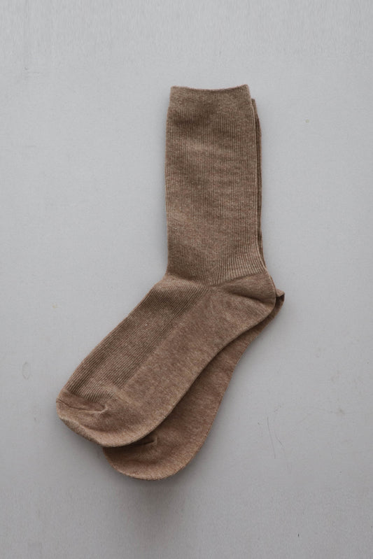Chausettes tissées Caramel