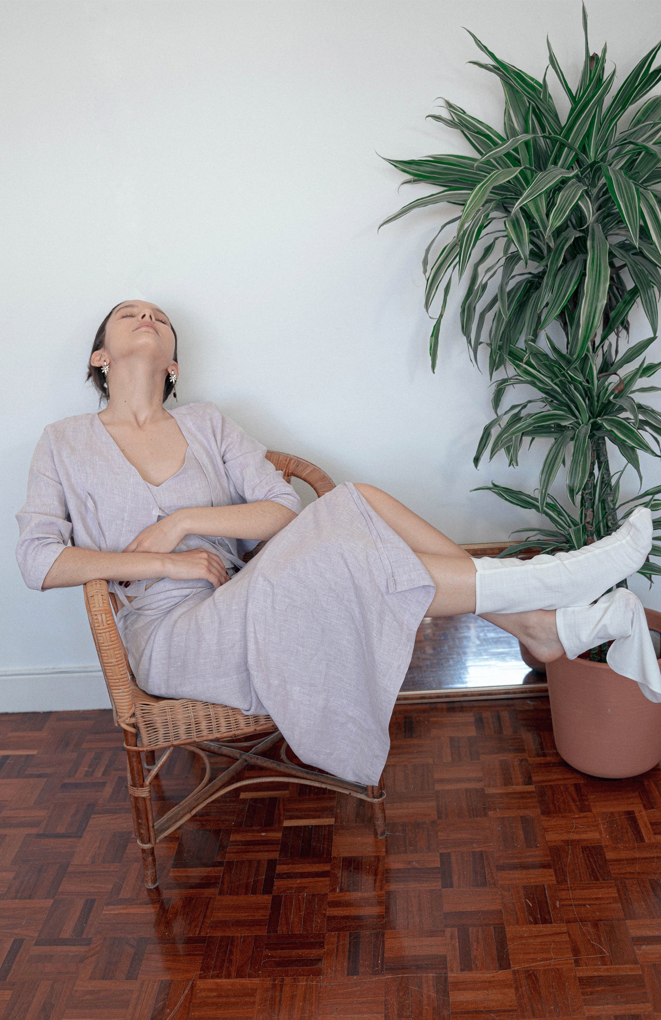 'simone' Lounge set - Lavender Fog