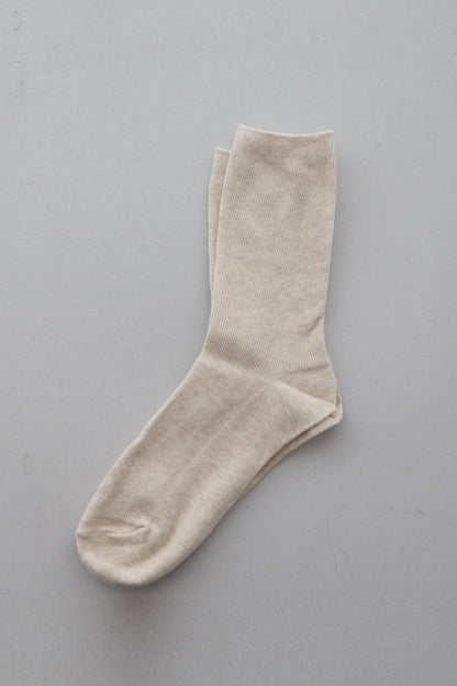 Chausettes tissées Ivoire