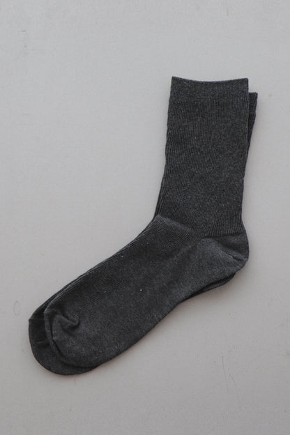 Charcoal woven socks