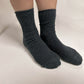 Charcoal woven socks