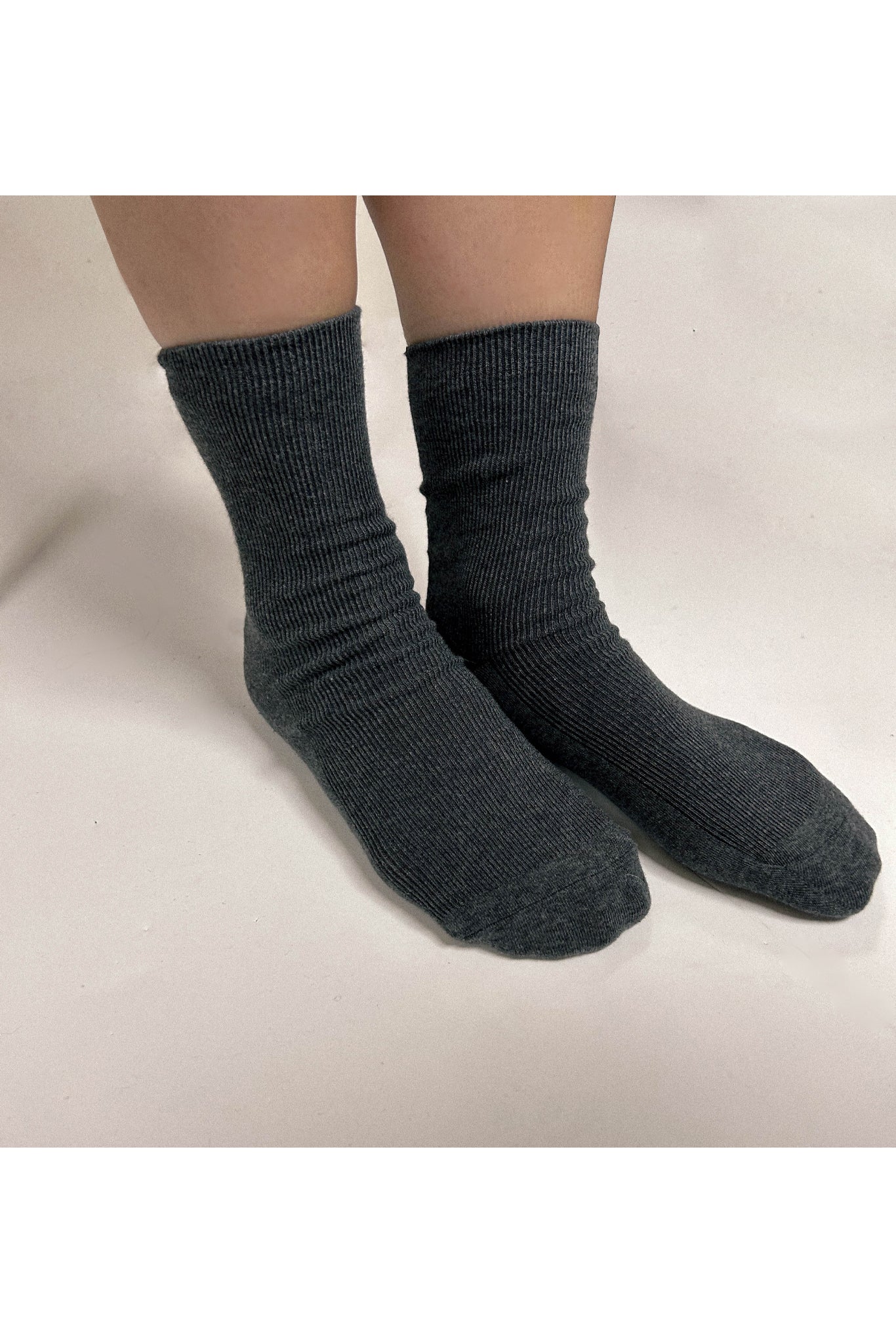 Charcoal woven socks