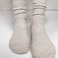 Ivory woven socks