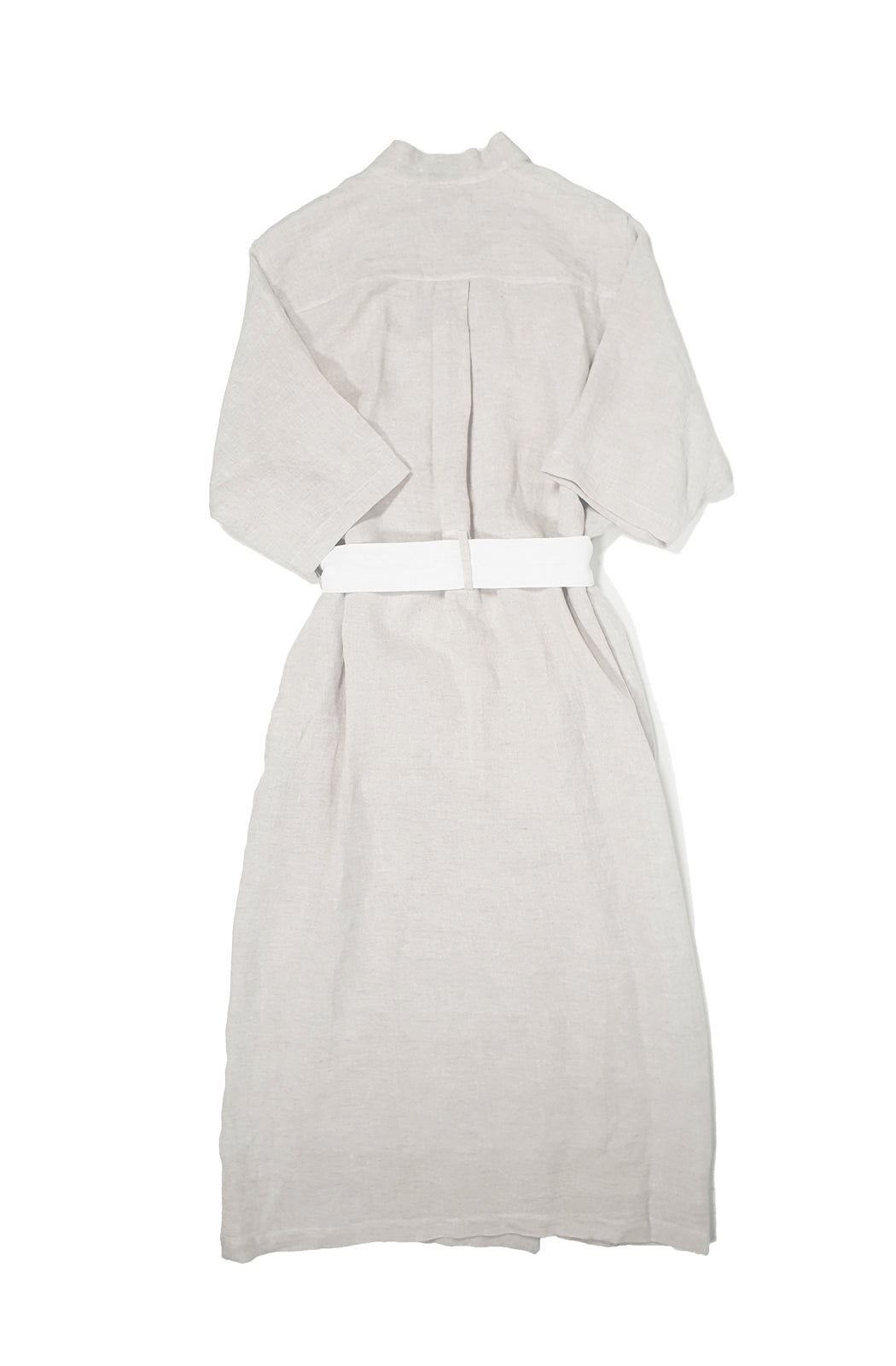 Lou' Linen Dressing Gown - Washed Beige siwone paris Lou' Linen Dressing Gown - Washed Beige siwone paris